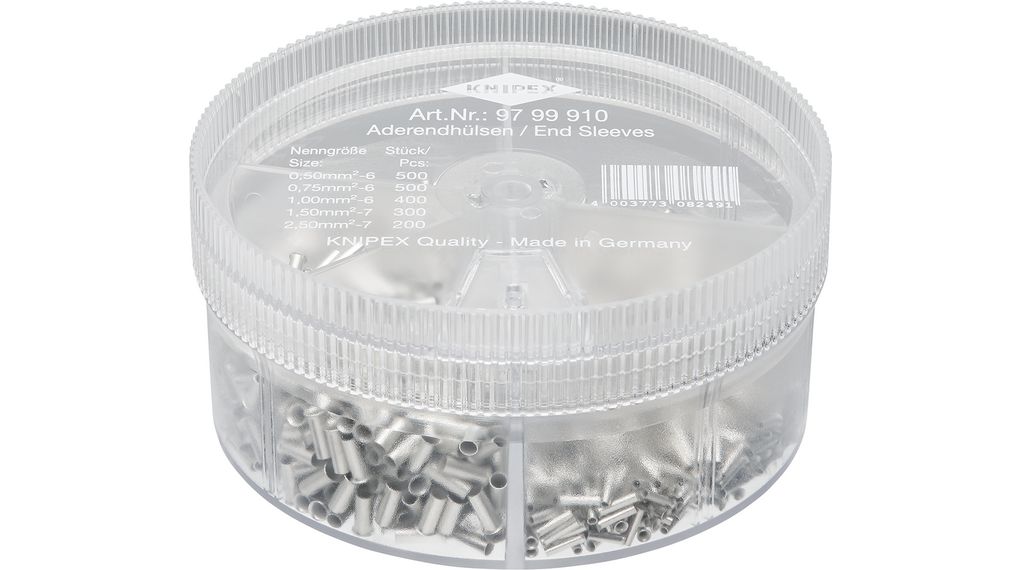 Sortimentsboks 0.5 ... 2.5mm², 1900 stk.
